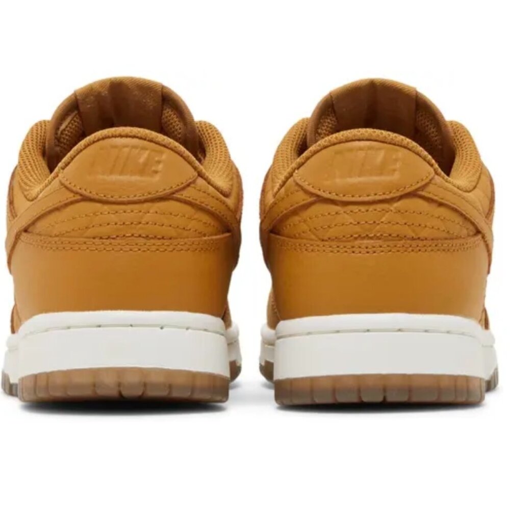 Nike Dunk Low 'Quilted Wheat' Sail Black - Picture 4 of 9